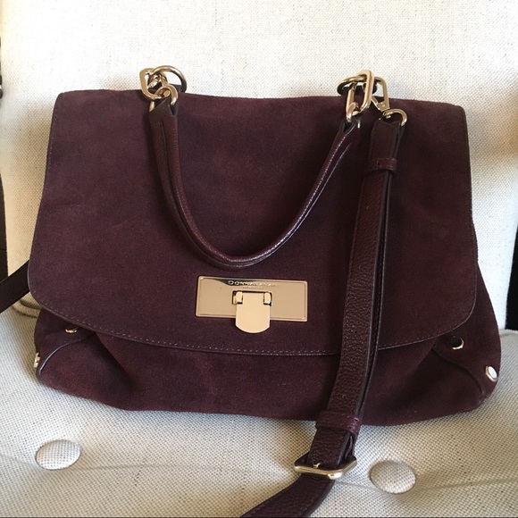 Maroon DKNY Crossbody - Picture 2 of 4